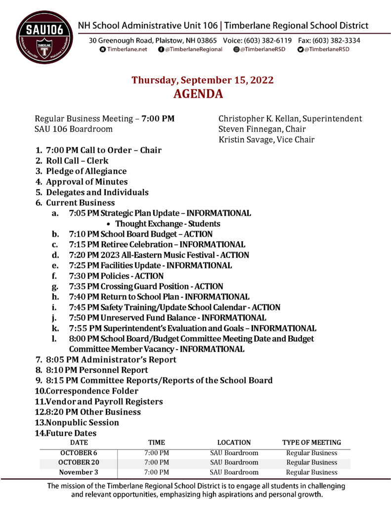 school-board-meeting-agenda-09-15-22-timberlane-regional-school-district