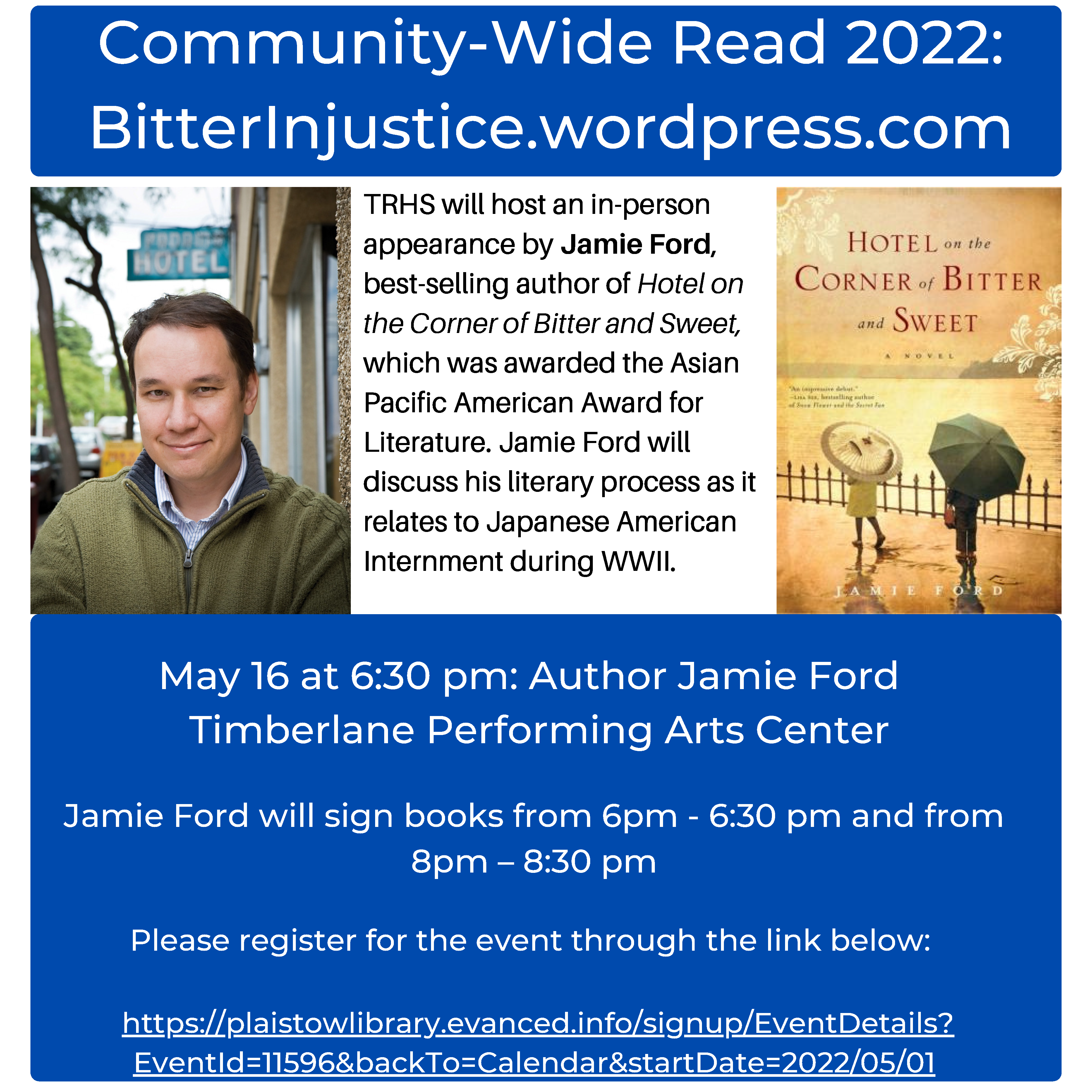 flyer - Jamie Ford