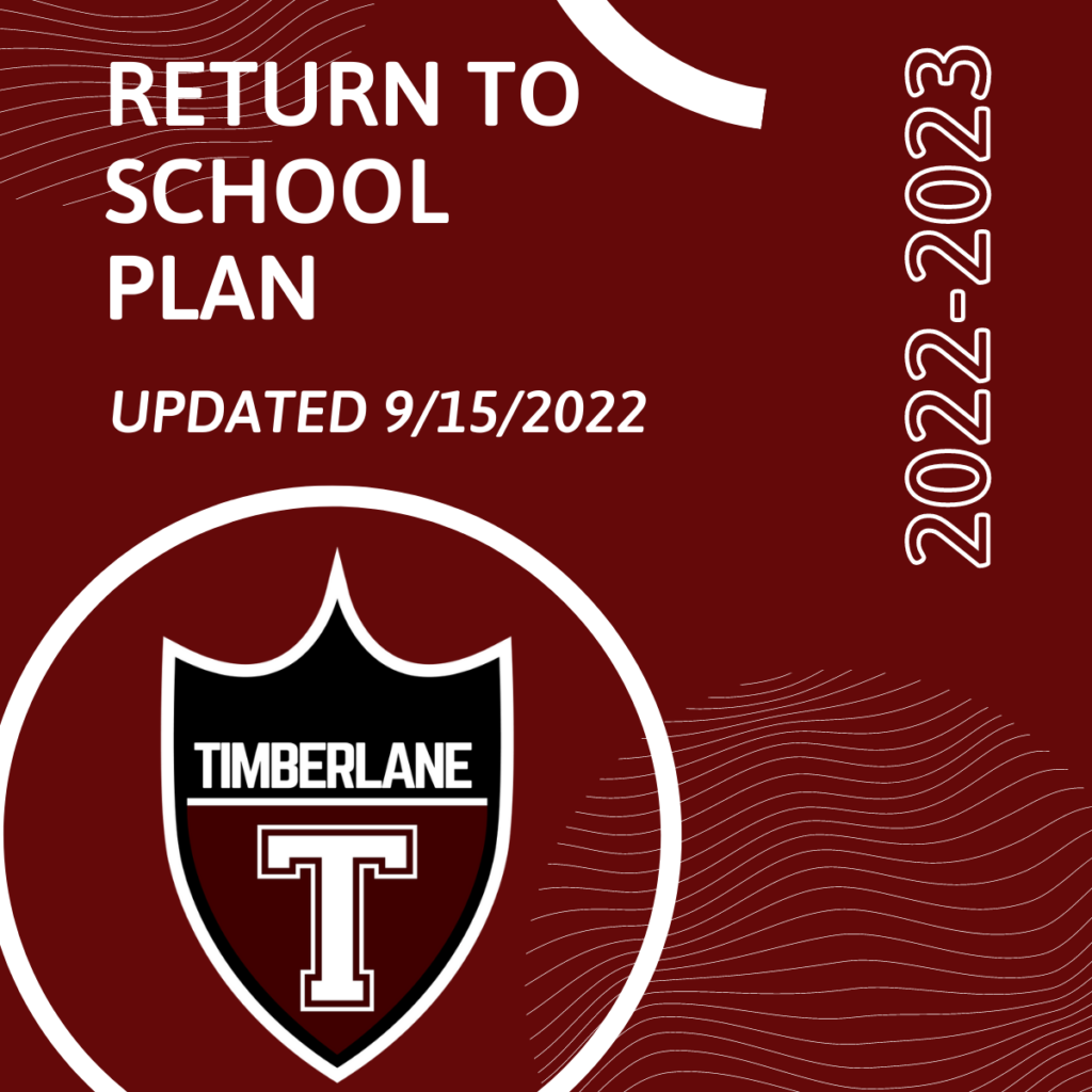 TRHS Student/Parent Handbook 20222023 Timberlane Regional School